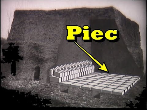 Primitive technology PRL edition: "Polowy wypał cegieł" (1959 r.)