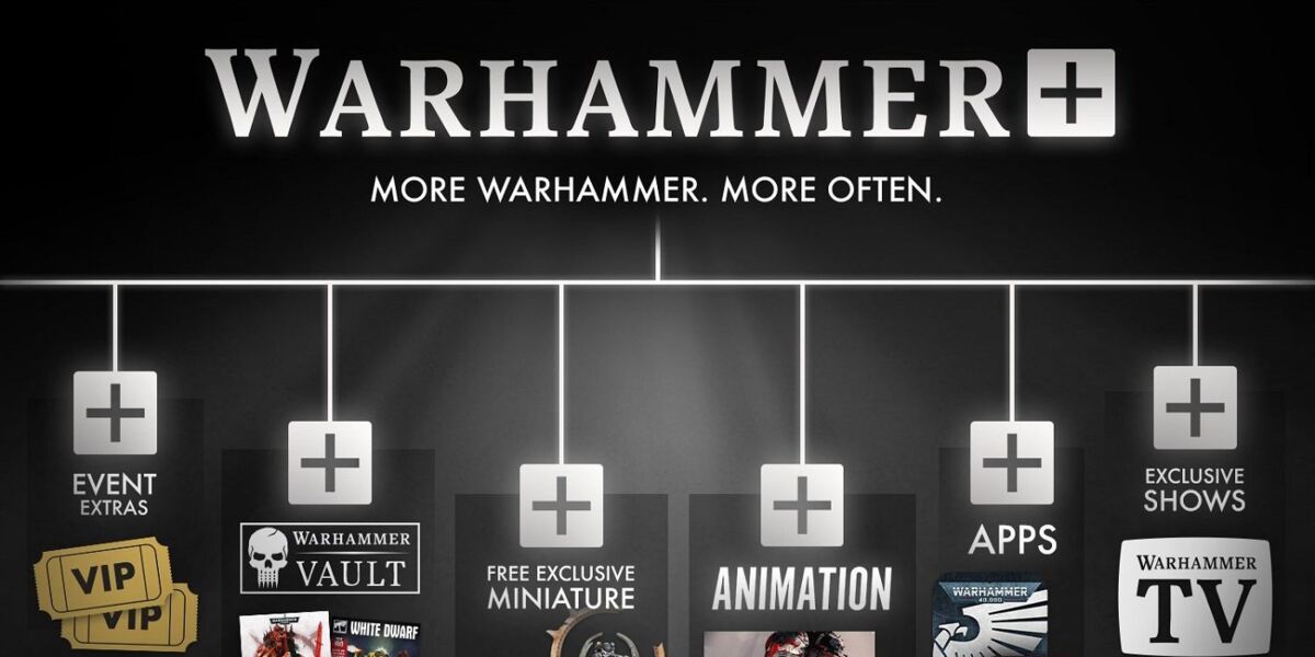 Games Workshop uruchamia Warhammer+, serwis VoD dla miłośników gier bitewnych