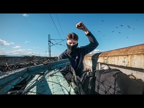 Freight Train Journey Across South Serbia