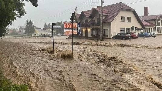 Powódź błyskawiczna w Małopolsce