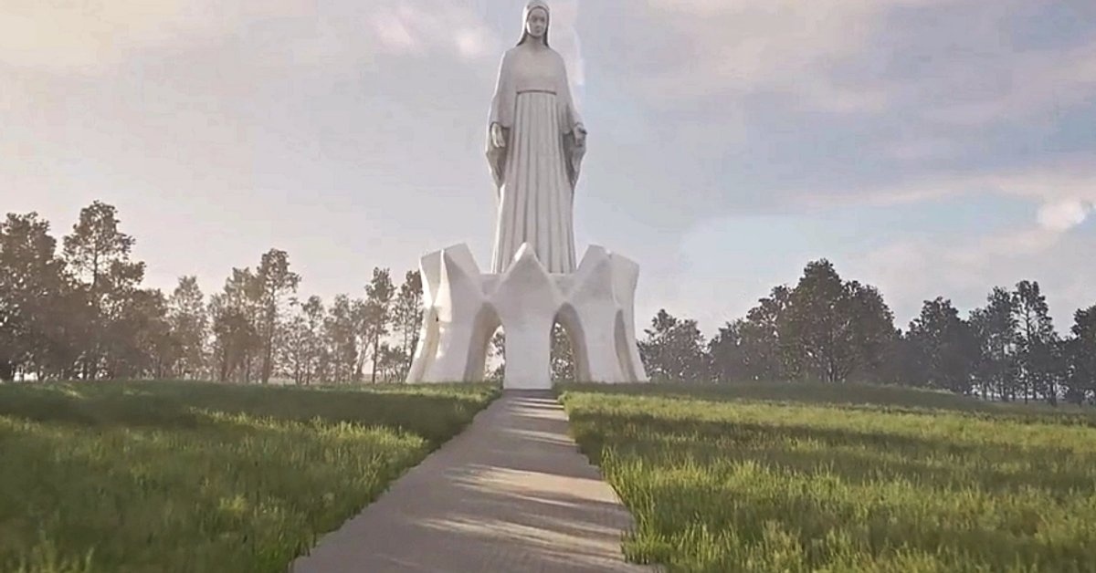 Pod Toruniem powstaje gigantyczny pomnik Maryi ufundowany przez miliarderów
