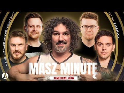 MASZ MINUTĘ S2E6 - Kałamaga, Rejent, Minkiewicz, Kowalski, Sobaniec (roast, stand-up, komedia)