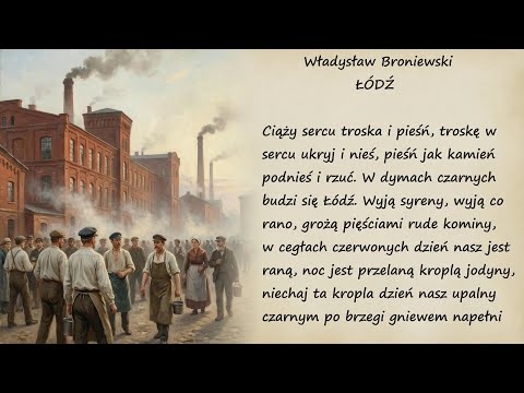 Łódź Władysław Broniewski Poezje Wiersze | Poezja Dla Duszy