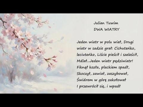 Dwa Wiatry Julian Tuwim Poezje Wiersze