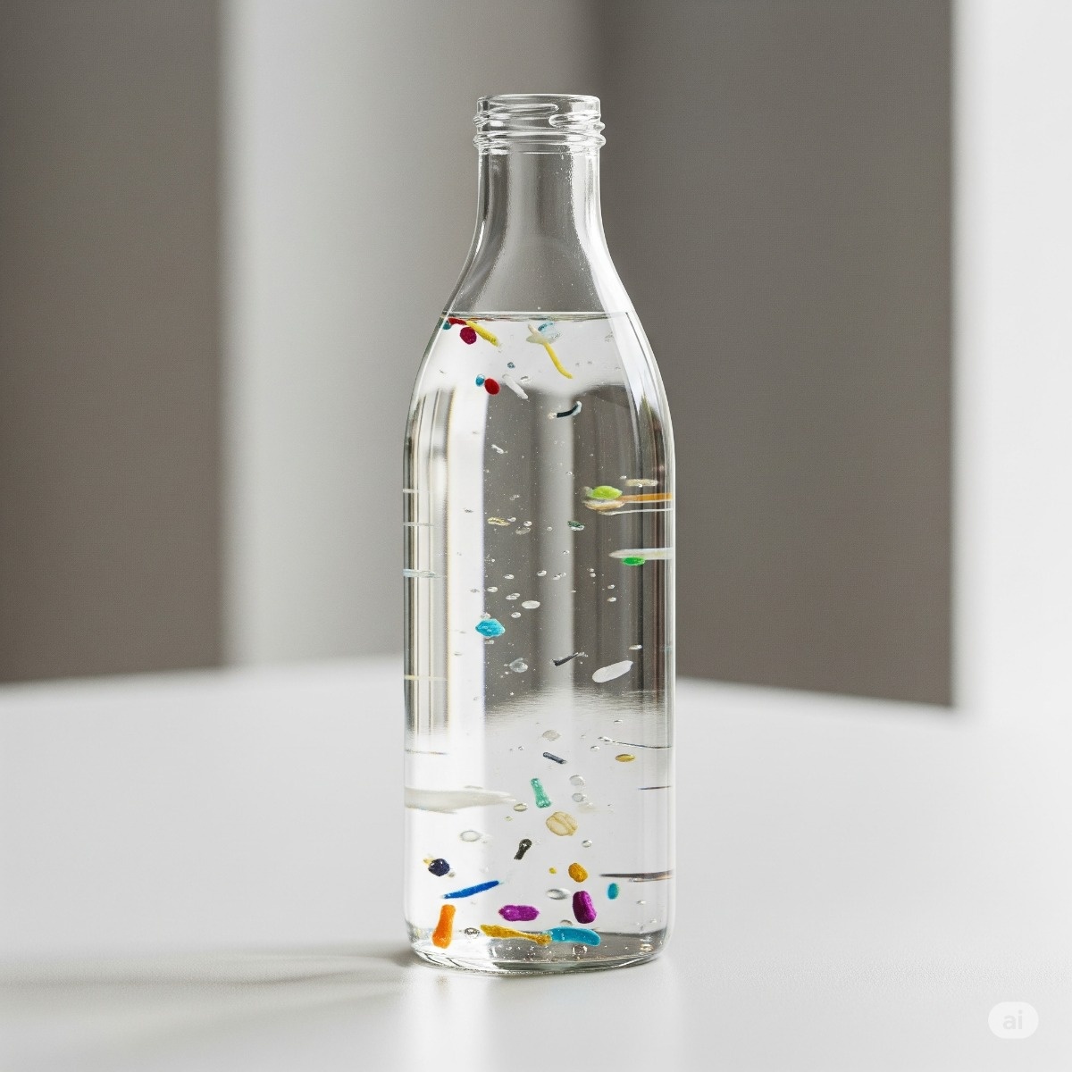 Szklane butelki mają więcej mikroplastiku niż plastikowe