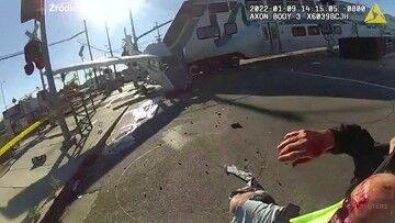 USA. Awionetka awaryjnie lądowała na torach. Pilota w ostatniej chwili uratowała policja