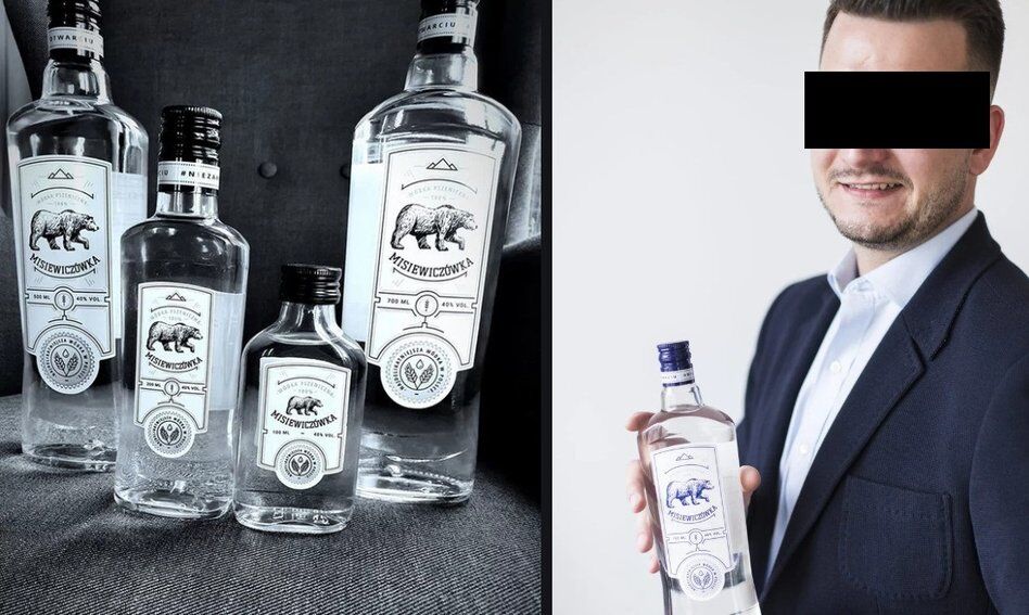 Bartłomiej M. oskarżony o sprzedawanie wódki "Misiewiczówka" bez zezwolenia