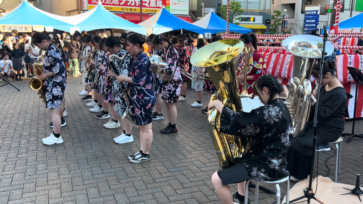 Kunimoto Girls' Junior & Senior High School Brass Band - Kitami Bon Dance Festival, 2025-07-25