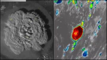 Tonga. Wybuch podwodnego wulkanu. Służby ostrzegają przed tsunami i silnymi prądami morskimi