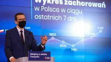 Premier: nie planujemy dzisiaj żadnego lockdownu. "Płace rosną szybciej" - mówi, pytany o inflację