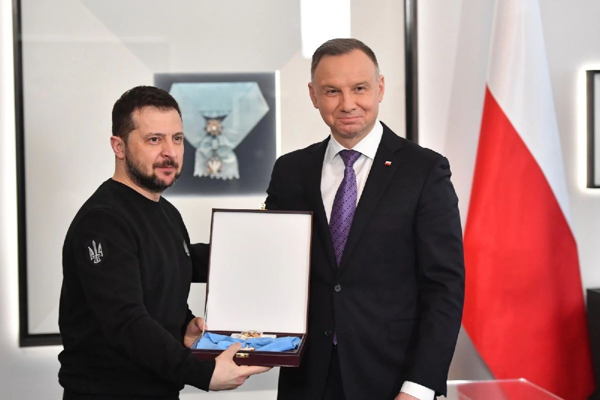 Zełenski odznaczony Orderem Orła Białego