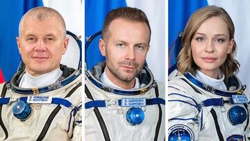 Rosja. Reżyser i aktorka wrócili z kosmosu. Pracowali nad filmem fabularnym
