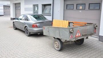 Biebrza pod Rajgrodem. Próbowali ukraść śmietnik, bo im się spodobał