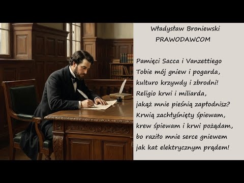 Prawodawcom Władysław Broniewski Poezje Wiersze | Poezja Dla Duszy