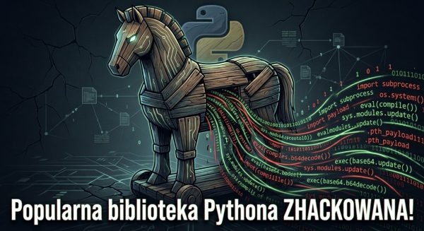 Ktoś zatruł popularną pythonową paczkę z 97 milionami pobrań…