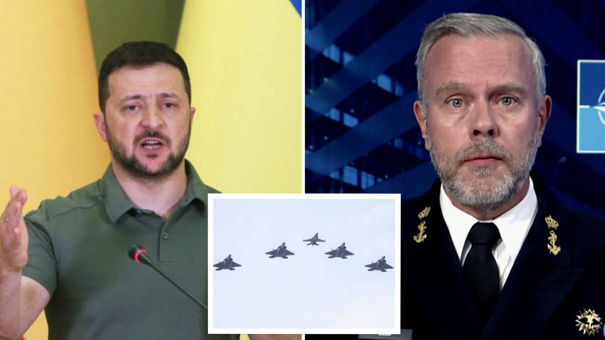 Ukraina nie otrzyma myśliwców F-16, dopóki nie zakończy się kontrofensywa przeciwko Rosji, mówi LBC czołowy admirał NATO