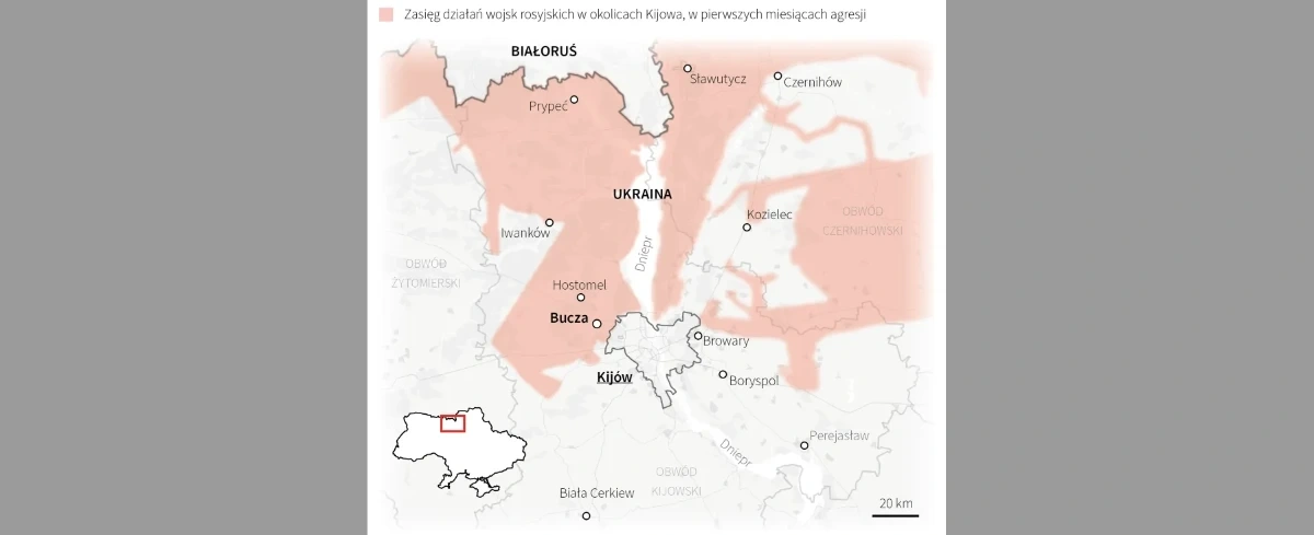 4. rocznica rosyjskiej zbrodni w Buczy. Wizytę złożyli szefowie dyplomacji krajów UE [WIDEO]