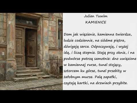 Kamienice Julian Tuwim Poezje Wiersze | Poezja Dla Duszy