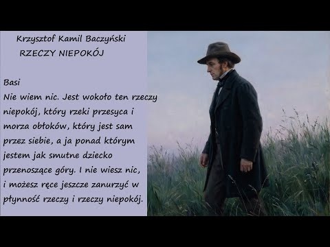Rzeczy Niepokój Krzysztof Kamil Baczyński Poezje Wiersze | Poezja Dla Duszy