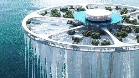 To nie film science-fiction, tylko futurystyczna wyspa widokowa w Chinach