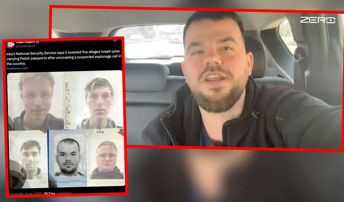 Pięciu Polaków zatrzymanych w Iraku pod zarzutem szpiegostwa. Jednym z nich jest popularny youtuber, Dawid Fazowski