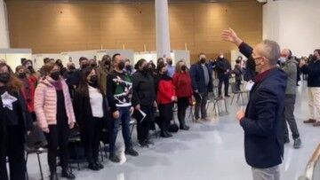 Włochy. Niezwykły koncert w ośrodku szczepień w Wenecji