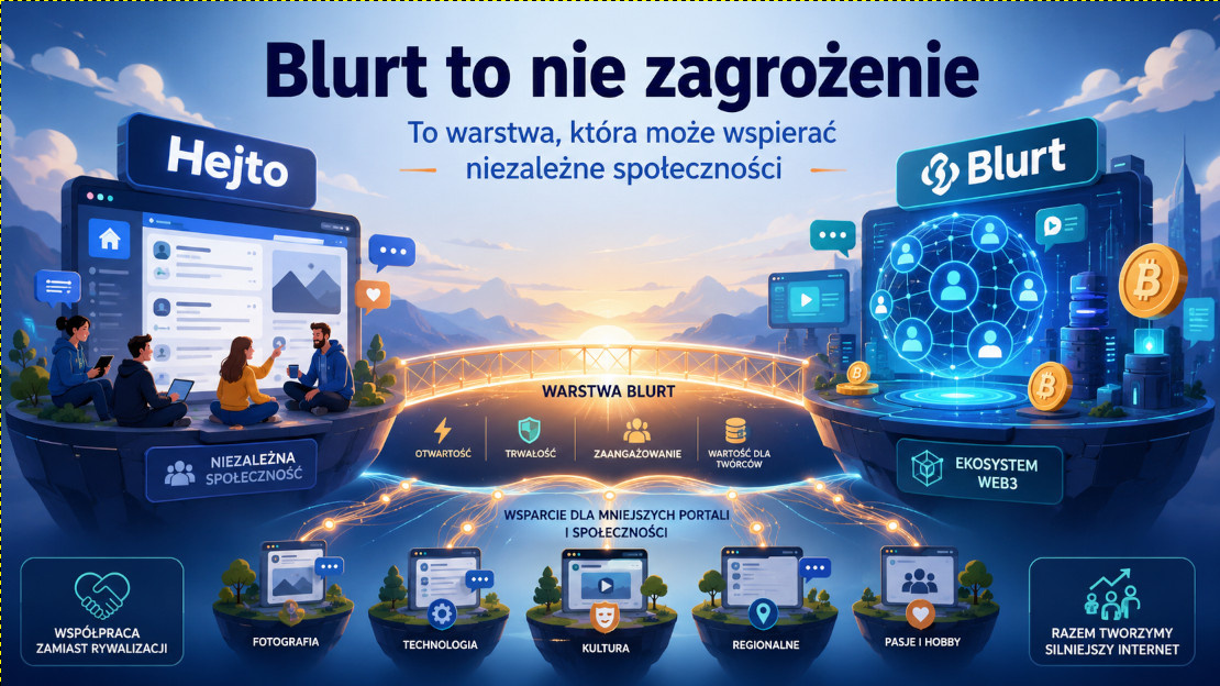 Czy Blurt jest zagrożeniem dla platform takich jak Hejto?