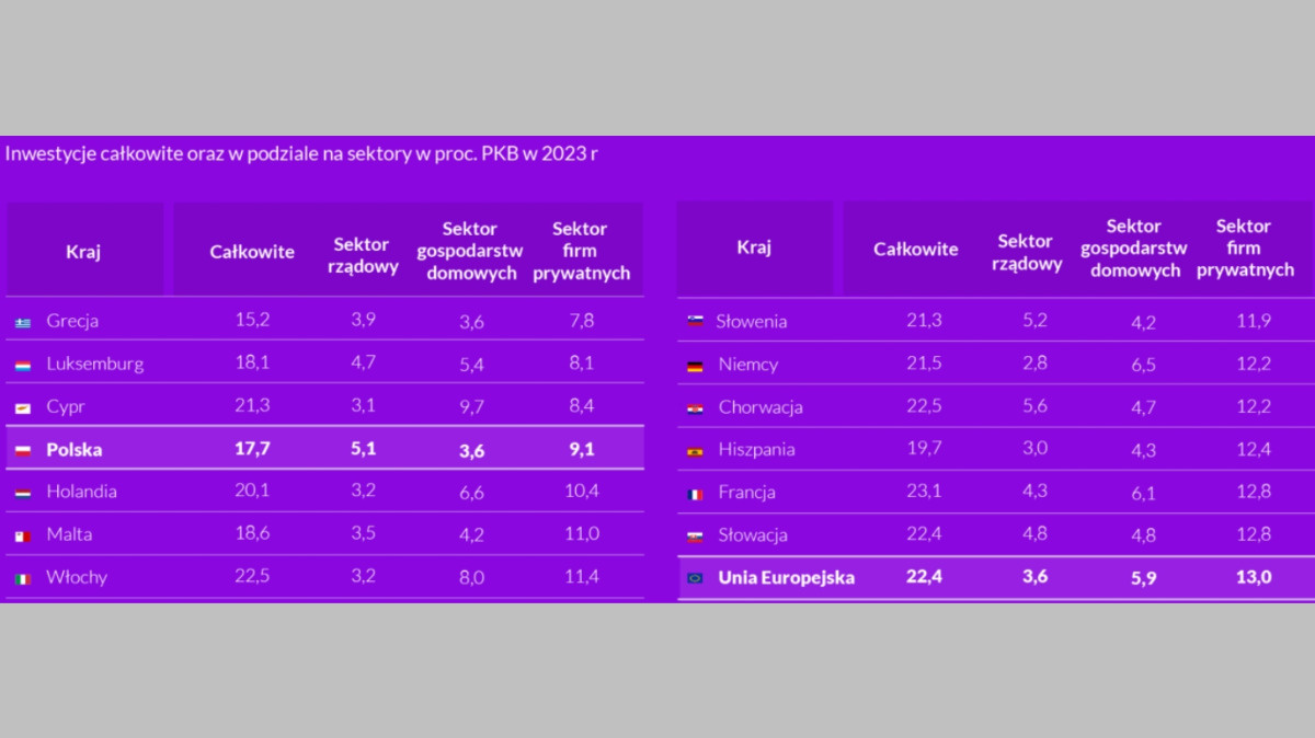 Polska potrzebuje inwestycji, ale ich brakuje. Co blokuje kapitał?