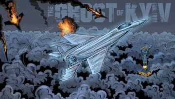 Wojna na Ukrainie. "Duch z Kijowa" zestrzelony. "Żyje i dostał nową maszynę"