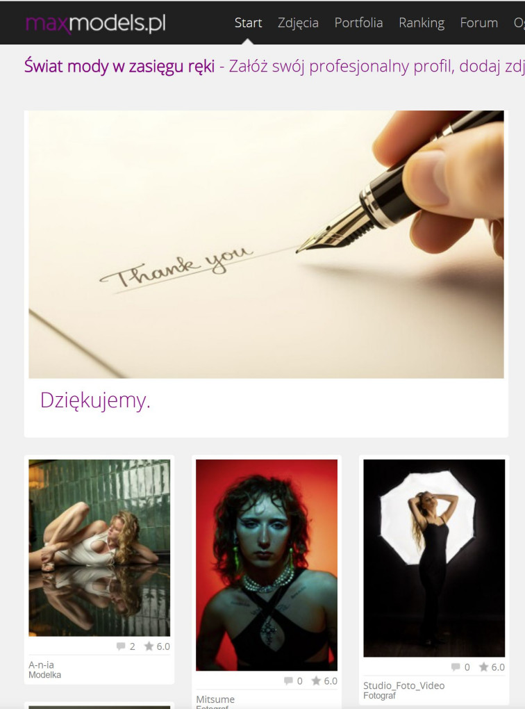 Serwis maxmodels kończy działalność