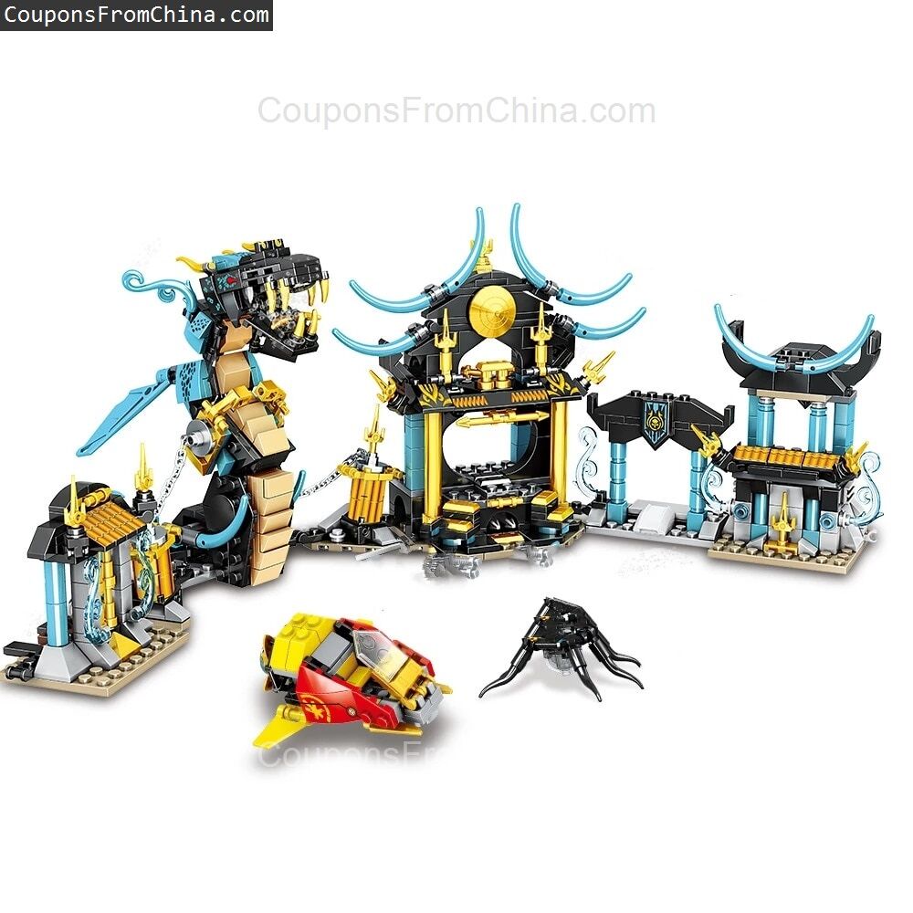 814Pcs Temples of the Endless Sea Building Blocks za $23.75