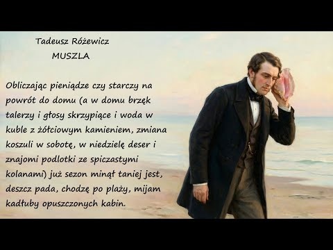 Muszla Tadeusz Różewicz Poezje Wiersze | Poezja Dla Duszy