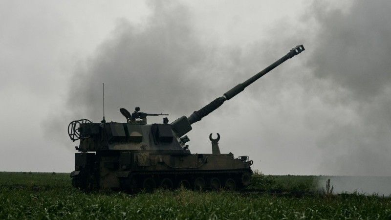 Krab pod Bachmutem: 270 strzałów w jeden dzień