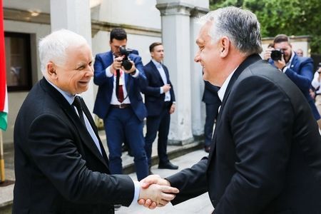 Kaczyński spotkał się z Orbanem