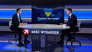 Wojna w Ukrainie. Premier: machina propagandowa Putina jest bezwzględna