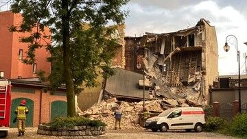 Chorzów. Zawaliła się kamienica w centrum miasta. Koniec akcji poszukiwawczej