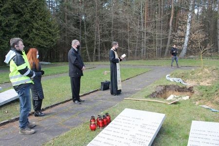 Na cmentarzu w Bojanie pochowano czerwonoarmistów
