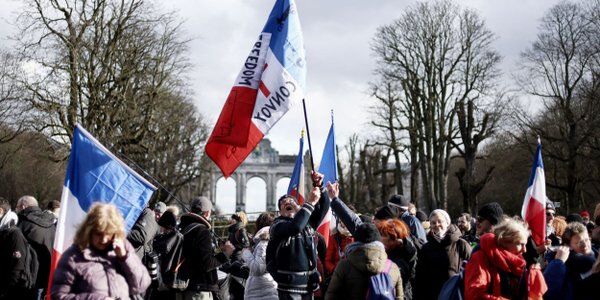 "Konwój Wolności" dotarł do Brukseli. Protestujący: Coraz mniej wolności, coraz więcej biedy