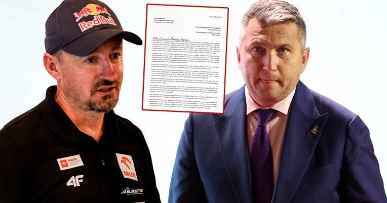 Skandal przy powołaniach PKOL na IO. Rozjuszony Małysz atakuje pięknego Piesiewicza.