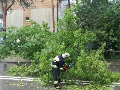 Ponad 250 interwencji na Mazowszu. Idą kolejne burze