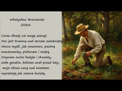 Zioła Władysław Broniewski Poezja Wiersz
