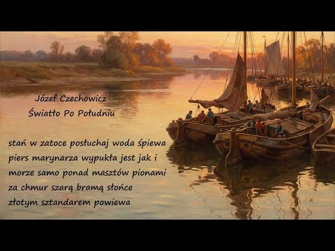 Światło Po Południu Józef Czechowicz Poezja Wiersz