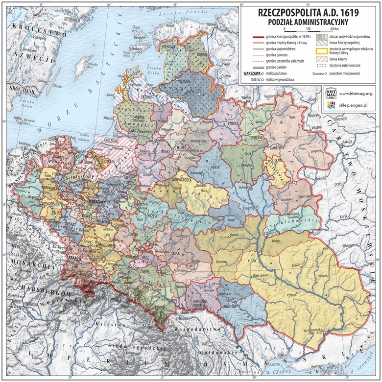 Kiedy Rzeczpospolita była największa? [MAPA]
