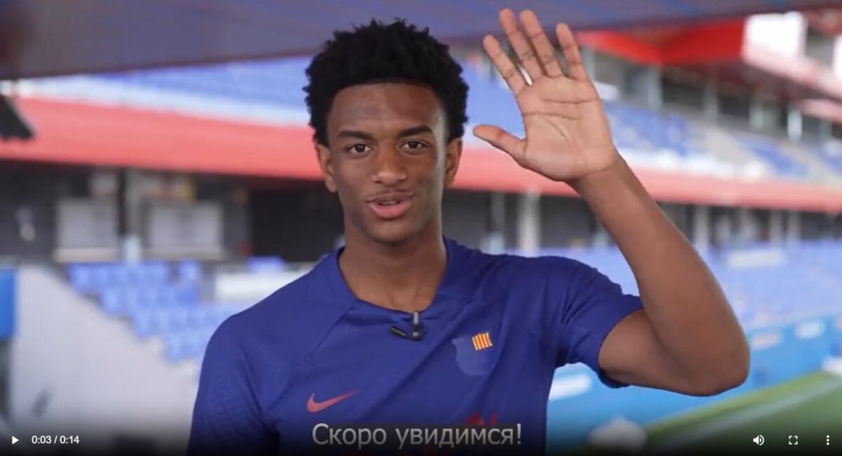 Barça wspiera.. Rosjan?