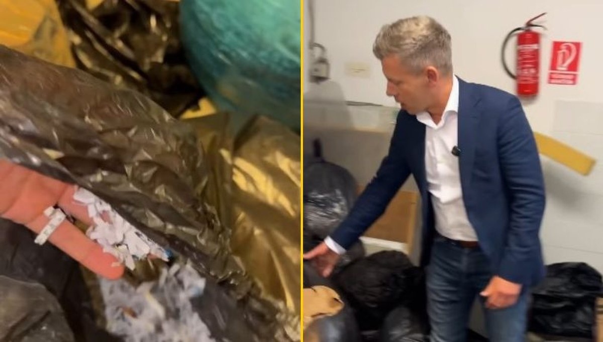 Worki pełne zniszczonych dokumentów i materiały Fideszu. Magyar żąda śledztwa