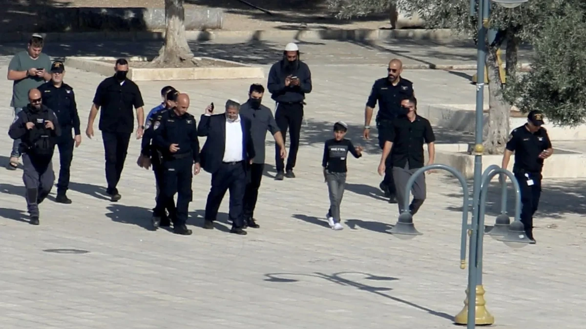 Izraelski minister Itamar Ben Gwir modlił się w meczecie Al-Aksa o zwycięstwo nad Hamasem