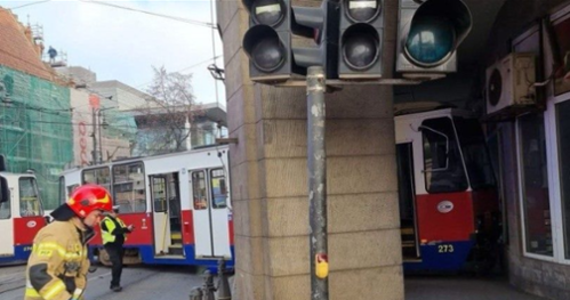 Tramwaj wjechał w kamienicę w Bydgoszcz