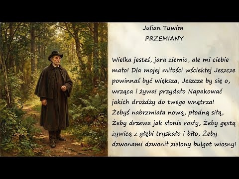 Przemiany Julian Tuwim Poezje Wiersze