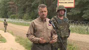 Mariusz Błaszczak: nie pozwolimy na stworzenie szlaku przerzutu migrantów przez Polskę