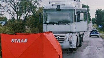 Lubelskie. 84-latek zginął pod kołami ciężarówki